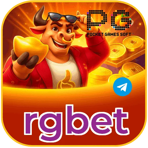 Imagem promovendo o canal oficial da rgbet no Telegram